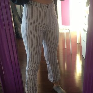 stripped brandy melville pants !!